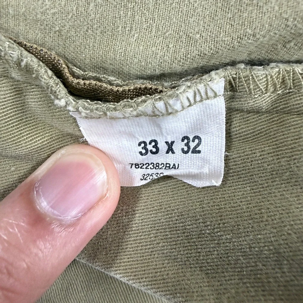 Polo Ralph Lauren Hammond Pant Men 33x32 Tan Pleated Chino Cotton Casual Classic